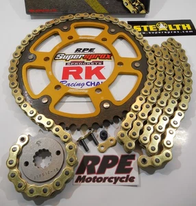 2014-17 Yamaha FZ-09 RK ZXW Gold 530 SuperSprox QA 16/47 Chain and Sprockets Kit - Picture 1 of 11