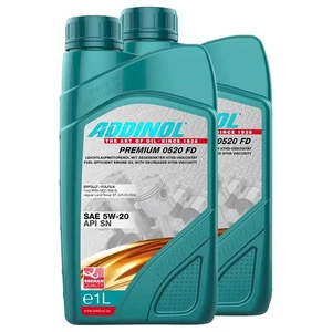 Aceite Addinol 5W-20 Premium 0520 Fd 2 X 1 Litro para Dodge Ford Hyundai Jeep - Imagen 1 de 5