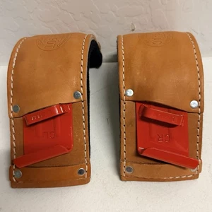 Bashlin 105-AC Leder Kletterpolster Schienbeinschalen Metalleinsatz Gaffelstützen - Bild 1 von 6