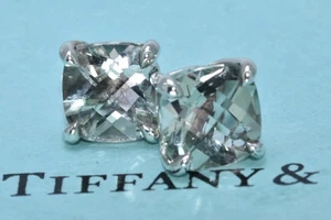 Tiffany & Co. Green Quartz Prasiolite Earrings - Picture 1 of 11