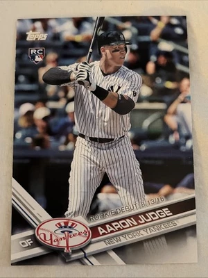 Aaron Judge 2017 Topps Update Rookie Debut #US99 RC New York Yankees MVP - Image 1 of 2