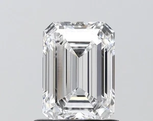1.08ct D Colour VVS1 EX/EX Emerald Lab-grown Loose Diamond IGI Certified - Picture 1 of 5