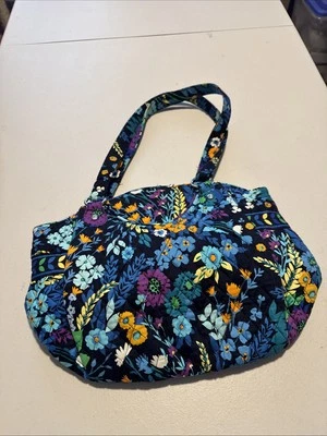 Vera Bradley Glenna Satchel In Midnight Blues Double Handle Purse - Image 1 of 4