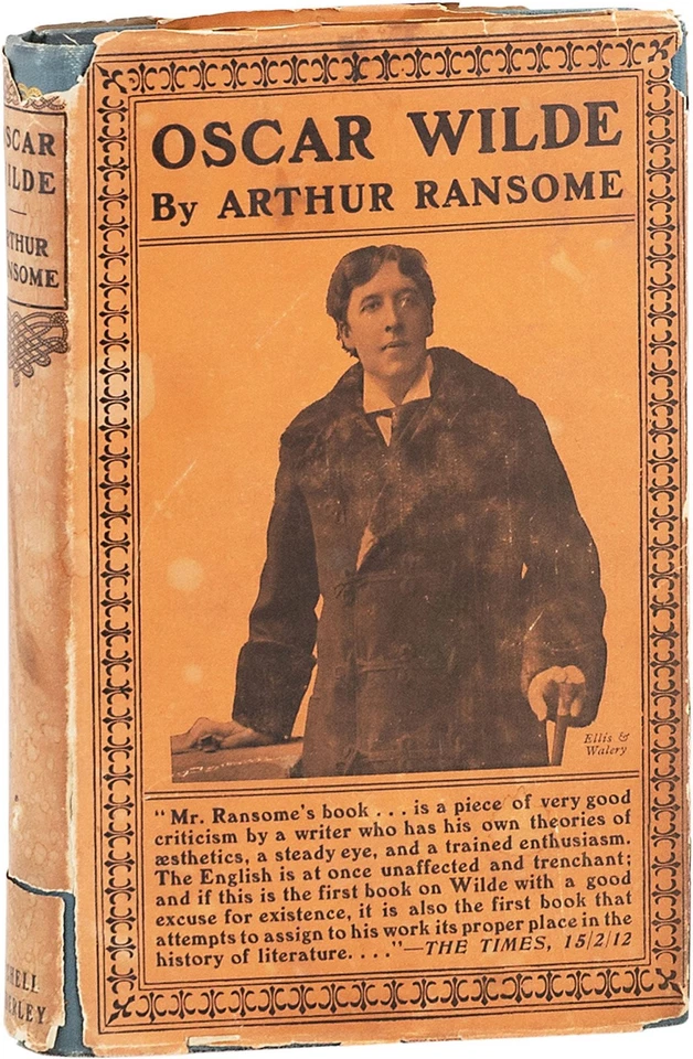 Arthur Ransome-OSCAR WILDE: A CRITICAL STUDY-1913-2ND US EDITION-VG+/GOOD JACKET - Image 1 of 1
