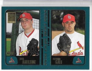 2001 Topps #739 Josh Axelson / Carmen Cali     Draft Picks