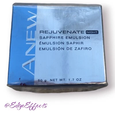 NUEVA Crema Facial Avon ANEW Rejuvenate Night Zafiro Emulsión NUEVA SELLADA NOS Foto 1 de 4