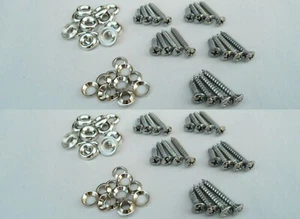¡60 piezas HERRAJES INTERIORES CROMADOS! CADDY CLÁSICO CHEVY PONTIAC BUICK PARA CLÁSICOS ANTIGUOS ETC - Imagen 1 de 3