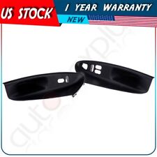 Black Interior Door Pull Handle Trim Front Pair Set for 94-04 Ford Mustang