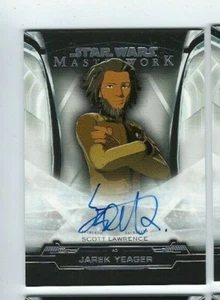 2019 Star Wars Masterwork autograph Scott Lawrence - Picture 1 of 1