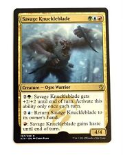 MISPRINT MTG: Savage Knuckleblade - Missing Stamp