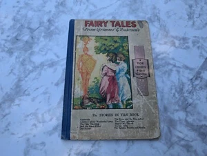 Vintage Fairy Tales from Grimm's and Andersen's book Whitman Publishing 1920s? - Imagen 1 de 10