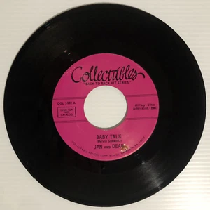 Jan and Dean - Baby Talk 1959-7’ Single 45rpm Reissue Record - Picture 1 of 4