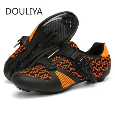 Professional Men's Road Bike Shoes Non-slip MTB Cycling Self-locking Sneakers - Image 1 of 4