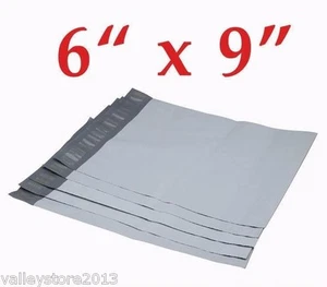 50 Pcs 6 "x 9" Sobres de polietileno blanco Bolsas de envío Sobres resistentes al desgarro - Imagen 1 de 2