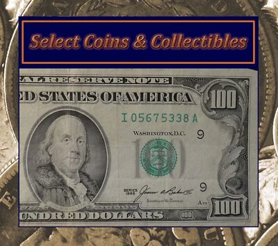 1985 (I) $100 One Hundred Dollar Bill Federal Reserve Note Minneapolis Currency - Image 1 of 4