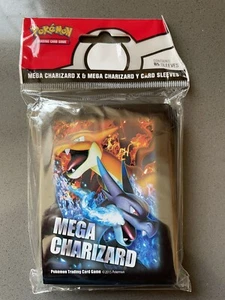 Mega Charizard X & Mega Charizard Y Card Sleeves (65ct) Pokemon TCG NEU - Bild 1 von 2