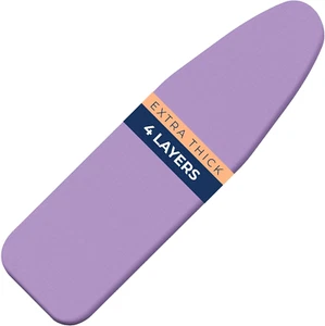 "Extra Thick Ironing Board Cover – 15x54” Silver Coated, Scorch Resistant, Lilac - Picture 1 of 12