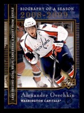 2008-09 Upper Deck Biography of a Season #BS12 Alexander Ovechkin