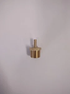 Brass thread to hose fitting, 3/4" NPT to 1/4" ID hose barb - Picture 1 of 1