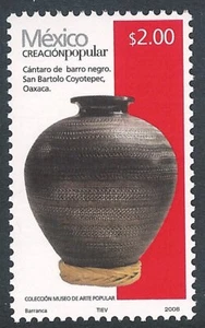 pp070 México Creación Popular MNH 2008 Sc#2491c Mc#3231lV Et#cp070 olla de arcilla - Imagen 1 de 1