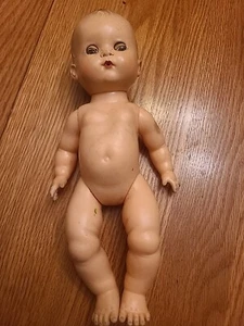 15-in Vintage 1950s Ideal Betsy Wetsy Doll molded hair nude very good condition - Picture 1 of 6