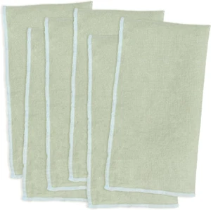 Linen Napkins, Reusable & Washable Cloth Napkins, Made with 100% European Flax L - Picture 1 of 12