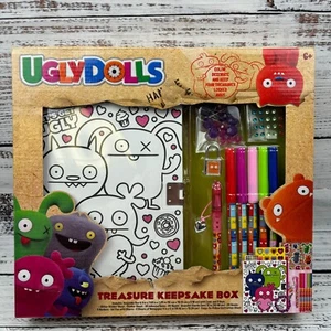 Ugly Dolls Kids Fun Treasure Keepsake Box Coloring Decorate Ugly Dolls NIB New - Picture 1 of 8