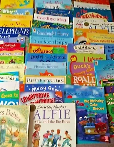 Childrens Picture Fiction Story Book Bundles x 12 MEDIUM/LARGE Books PB age 3-8 - Picture 1 of 11