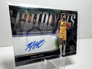 2021-22 SPECTRA NICKEIL ALEXANDER-WALKER CATALIZZATORI AUTO #'D /99 UTAH JAZZ  - Foto 1 di 2