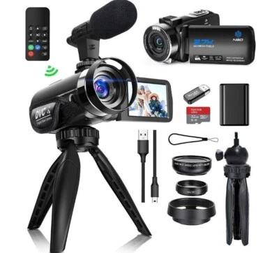 2.7K Video Camera Camcorder Ultra HD 42MP YouTube Live Stream Vlogging Recorder - Image 1 of 4