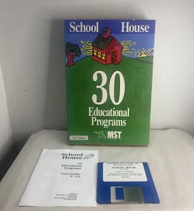 School House 30 Educational Programs 3.5 Disk 1993 MST Inc. Vintage. - Picture 1 of 3
