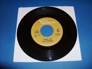 BARRY GOLDBERG ""CARRY ON"" FRANK ZAPPA VERVE-5045 DJ PROMO UNGEWÖHNLICH 45 RPM - Bild 1 von 2