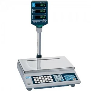CAS AP1-60, escala de computación de precios de doble rango, 30 lb x 0,01 lb/60 lb x 0,02 lb, NTEP - Imagen 1 de 1