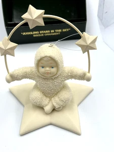 Dept 56 Snowbabies "Juggling Stars In The Sky" Ornament - Picture 1 of 7