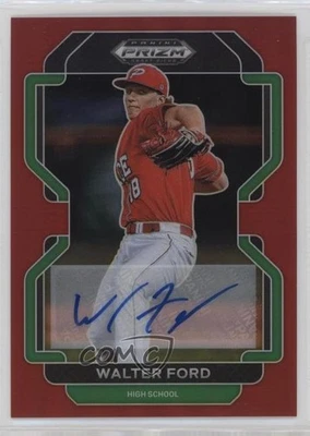 2022 Panini Prizm Draft Picks Red Prizm Auto /50 Walter Ford #PDP74 Auto - Image 1 of 2