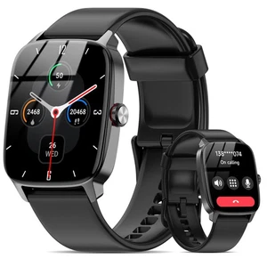 Montre Connectée pour Homme & Femme avec Appel Bluetooth, 1.85" Écran Tactile Fitness - Photo 1 sur 9