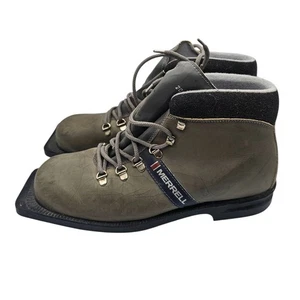 Vtg Merrell Ranier 3 Point Cross Country Ski Boot Men Size 13.5 Gray Thinsulate - Picture 1 of 8