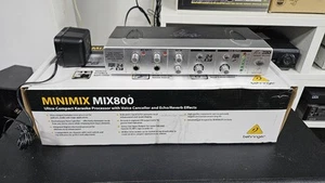 BEHRINGER Minimix MIX800 Processore Karaoke Ultracompatto con Cancellazione Vocale ed Eco - Foto 1 di 2