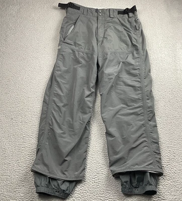 Pantalones de esquí de snowboard Y2K Burton Ronin para hombre medianos M grises forrados de malla nieve Foto 1 de 4