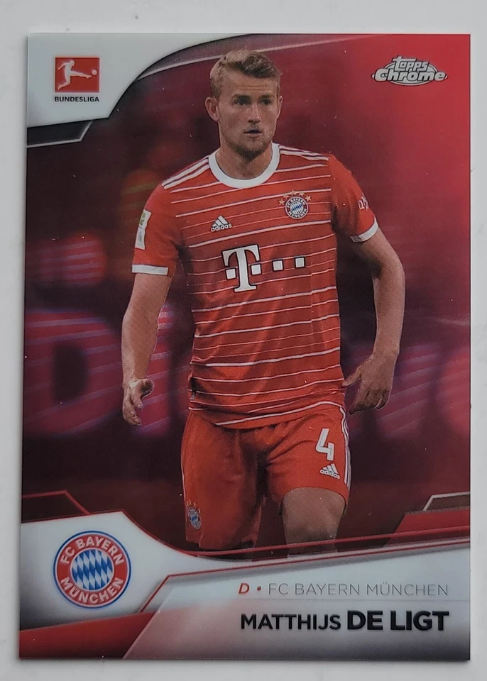 2022-23 Topps Chrome German Bundesliga Base Red Refractor /5 - Singles - Image 1 of 1