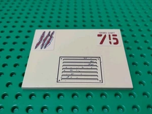 LEGO Dino Unit Slope 10 6x8 w Dino Unit 75 Hood Pattern 4515pb025 7297 7476 - Picture 1 of 1