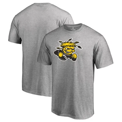 Men's Ash Wichita State Shockers Primary Team Logo T-Shirt - Image 1 of 3