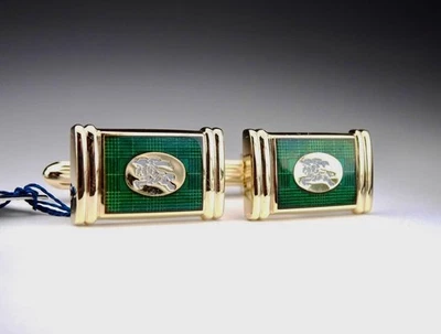 Burberry Green× Translucent Night Cufflinks New with Box High Quality for Men - Image 1 of 4