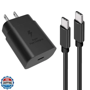 Samsung Super Fast Charging,25W USB C Wall Charger with 5FT Type C Cable Comp - Picture 1 of 5