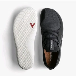 Sneakers Vivobarefoot Primus Asana III da uomo taglia 8 a piedi nudi in pelle ossidiana - Foto 1 di 5