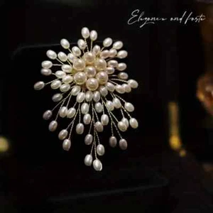 Elegant Firework Resin Brooch, Luxury Ladies Suit Pin, Fashion Coat Accessory - Picture 1 of 3