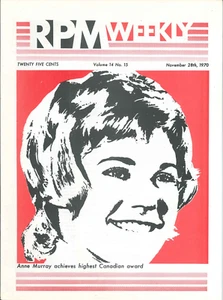 RPM Weekly Magazine November 28 1970 Anne Murray Seals Croft Robert Plant Ad - Picture 1 of 14