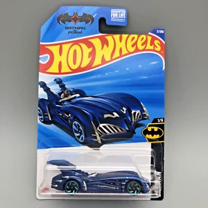 Hot Wheels DC Comics Batman & Robin Batmobile Car 2/250 1/5 Dk Blue Diecast 1/64 - Picture 1 of 12
