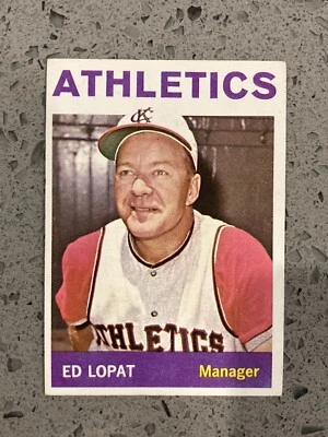 1964 Topps Ed Lopat  Kansas City Athletics #348 EXMT+ $0.99 Start - Image 1 of 2