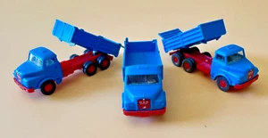 Wiking 1:87 MAN Ribaltabile Azzurro Ganascia Pausa Confezione 3 Pezzi - Foto 1 di 9
